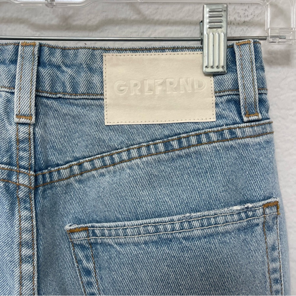 GRLFRND Harlow High Rise Jeans Boot Slit in Hudson Yards Size 23 - Picture 4 of 6